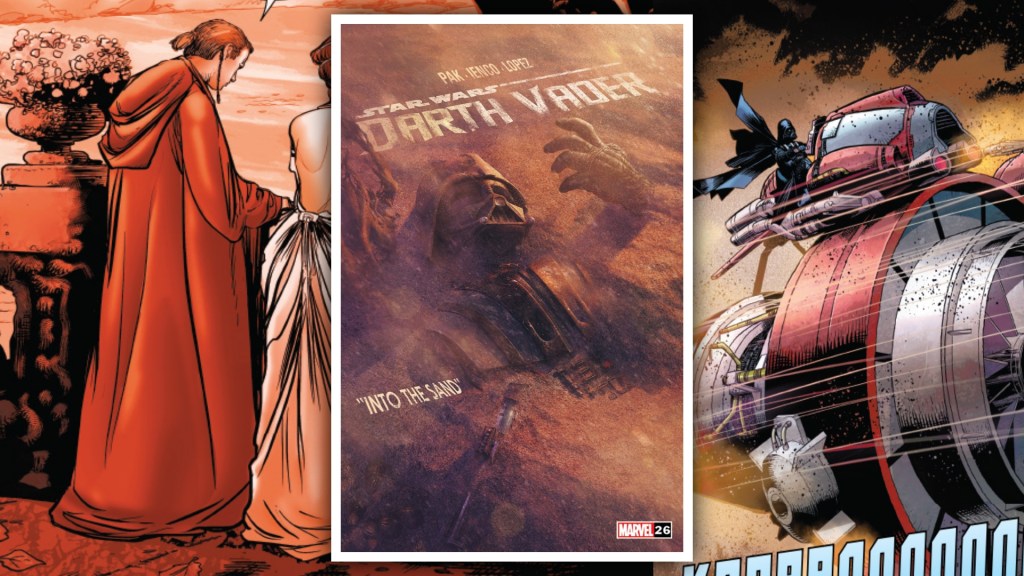 Descubre a Vader en una carrera de vainas en el avance de Darth Vader&nbsp;#26