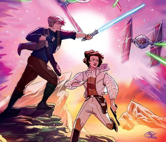 Luke y Leia en peligro mortal en el avance de Star Wars Hyperspace Stories&nbsp;#2
