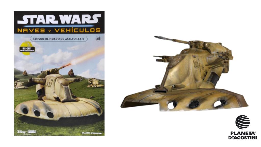 Coleccionable Star Wars Naves y Vehículos de Planeta DeAgostini #28: Tanque Blindado de Asalto&nbsp;AAT