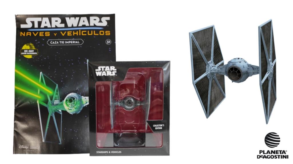 Coleccionable Star Wars Naves y Vehículos #31: Caza TIE&nbsp;Imperial