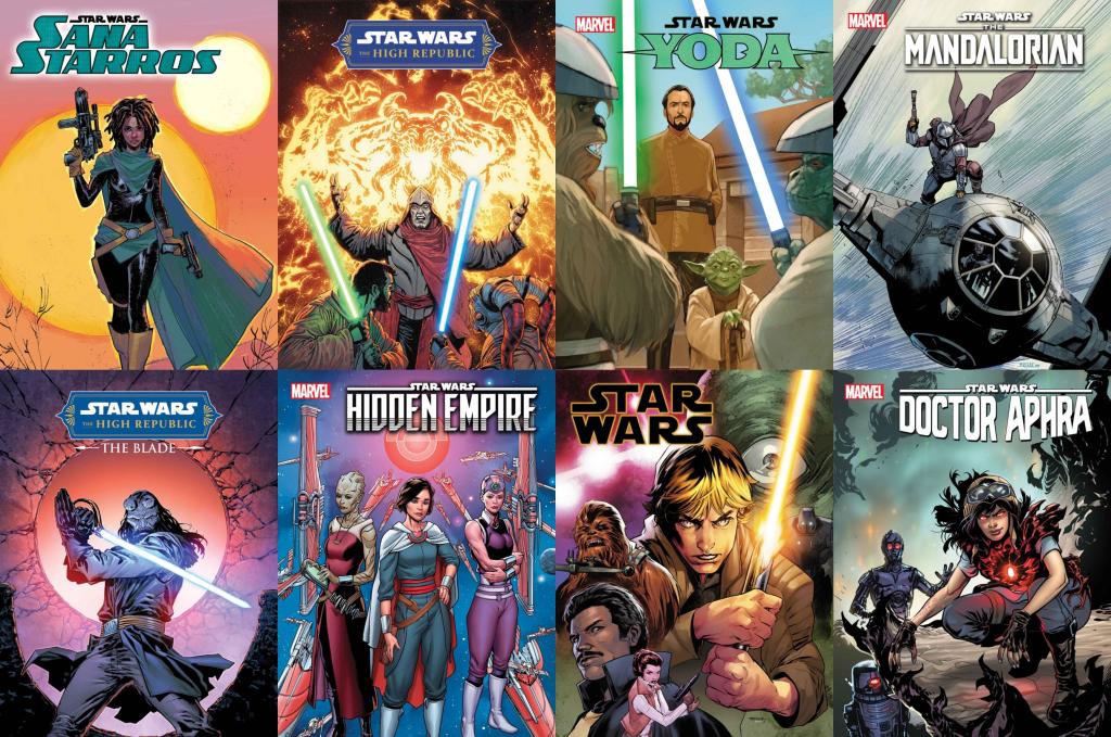 Los Cómics Star Wars de Marvel para el próximo febrero&nbsp;2023