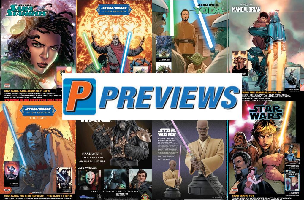 Novedades Star Wars del Catálogo Previews de Diciembre&nbsp;2022