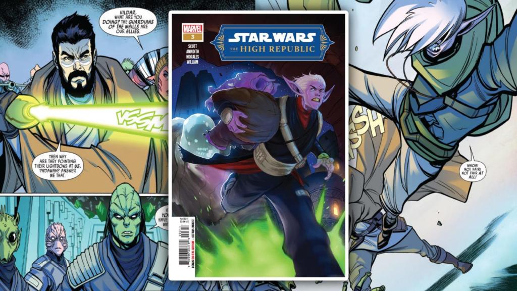 Aliados de la Fuerza en el avance del cómic Star Wars The High Republic&nbsp;#3