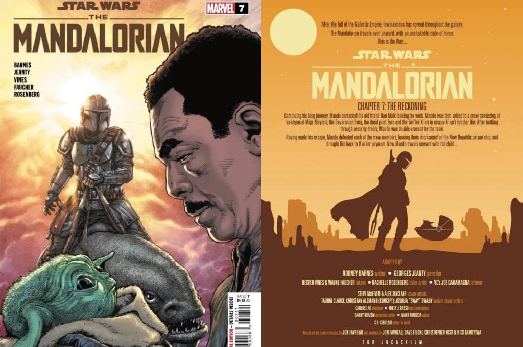 Avance del cómic Star Wars The Mandalorian&nbsp;#7