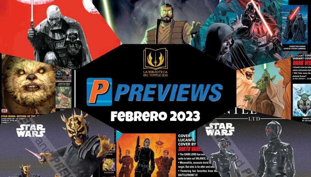 Novedades Star Wars del Catálogo Previews de Enero&nbsp;2023