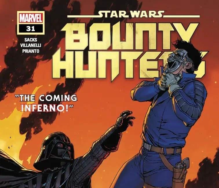 Valance VS Darth Vader en el avance de Bounty Hunters&nbsp;#31