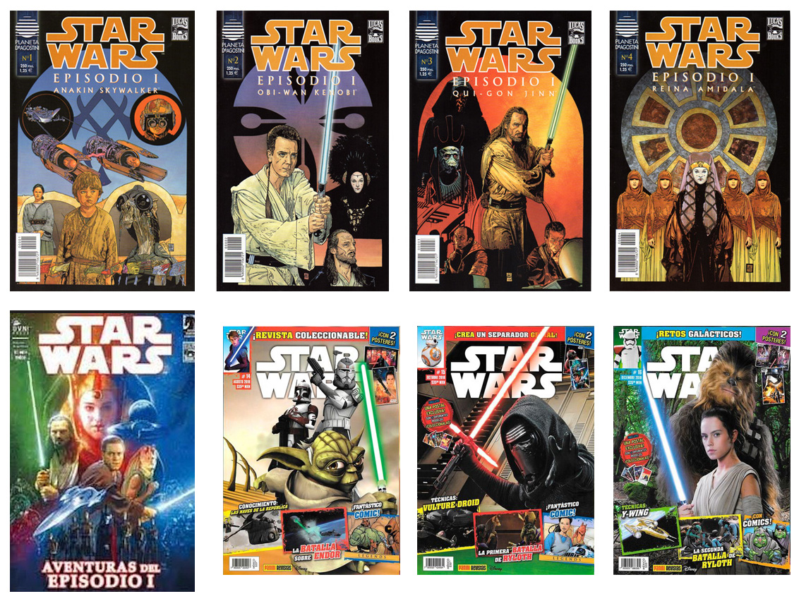 STAR WARS セット 1巻-61巻+2 Cómics de Star Wars en español: La era de La Amenaza Fantasma