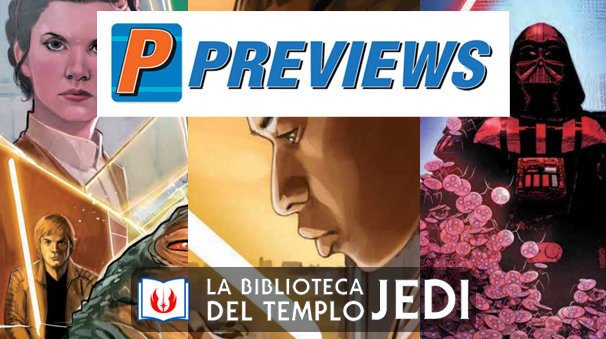 Novedades de Star Wars del Catálogo Previews de Octubre&nbsp;(2023).