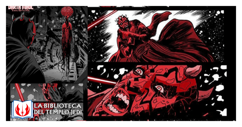 Vistazo a Star Wars: Darth Maul, negro, blanco y rojo #1 de&nbsp;Marvel